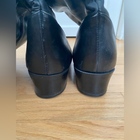 Vintage Mister Shoes leather slouchy pirate 80’s prince boots womens 9 HALLOWEEN - Picture 10 of 15